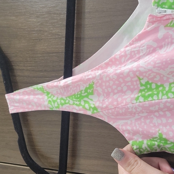 Lilly Pulitzer Lexington Dress Limeade Cheat Ya-Size 00(XXS) - Picture 13 of 15